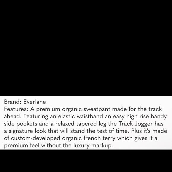 Everlane The Track Jogger Sweatpants Heather gray Preowned size XS tiny markings - Picture 4 of 8